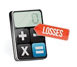 losses and modern calculator
