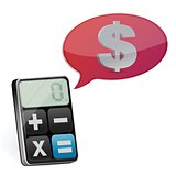 dollar message and modern calculator