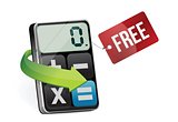 free tag and modern calculator