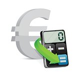 euro and modern calculator