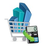 shopping graph and modern calculator