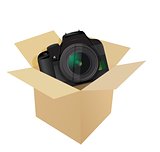 camera inside a box