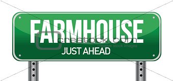 farmhouse road sign