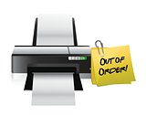 printer out of order post