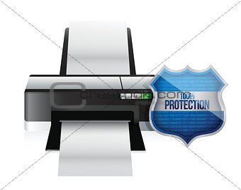 printer shield security protector