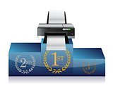 printer winners podium