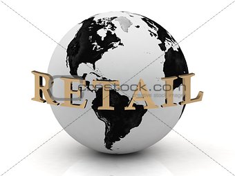 RETAIL abstraction inscription around earth 