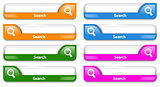 Colorful search bar design