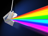 prism with light spectrum
