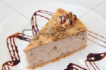 Walnut Cheesecake Slice Macro