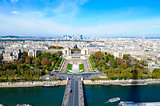 la defence in paris france view from top of Eiffel