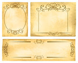 Vintage Paper Border Set