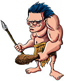 Cartoon caveman or troglodyte