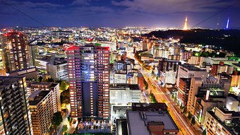 Sendai Japan Skyline