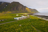 Caravans on Lofoten islands