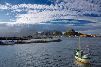 Norwegian fishing port