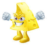 Angry cheese man