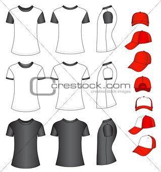 Shirts and baseball caps
