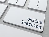 Online Learning Concept.