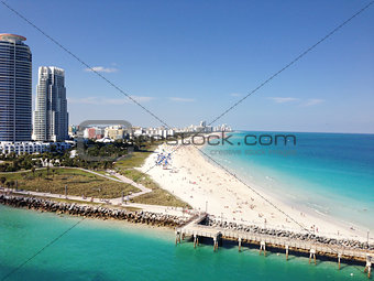 Beautiful View of South Beach Miami