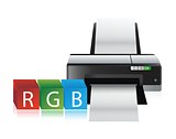 printer rgb color cubes