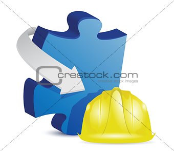 puzzle under construction