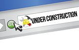 online browser under construction illustration
