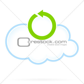Cloud Computing Icon Reload