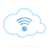 Cloud Computing Icon Wi-Fi
