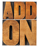 addon (add-on) in wood type