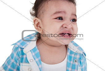 Indian baby crying