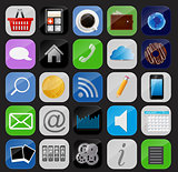 Apps icon set vector illustration