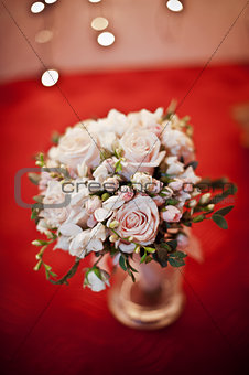 Bouquet on the table