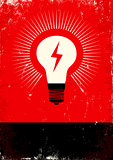 poster with bulb