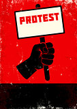 Illustration of protest