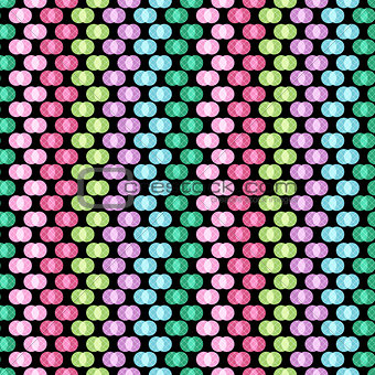 Seamless pattern with polka dots  