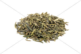 Heap of green tea
