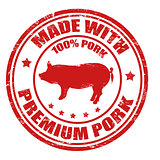 Made with premium pork stamp