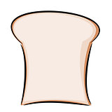 Bread slice illustration
