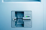 ATM cash point slot