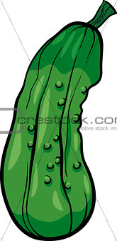 cucumber vegetable cartoon illustration