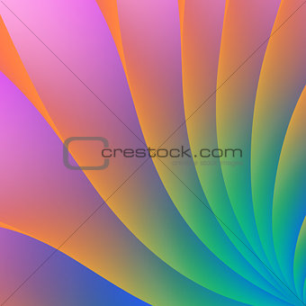 Abstract Background leaf curve concept