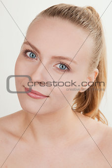 Pretty girl with natural make-up
