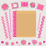 pink scrapbook kit