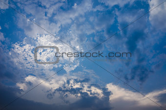 Cloud light sky