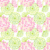 Springtime Colorful Flower Seamless Pattern