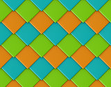 abstract diagonal square diamond shape tile backdrop