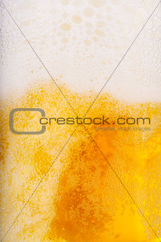 Pouring beer