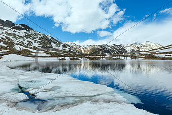 Alps mountain lake