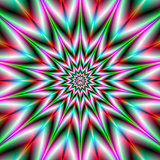 Green and Pink Star
